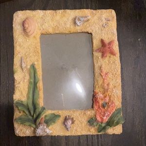 3/$20 - Beach sea themed picture frame 3.5x5